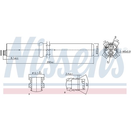 NISSEN Receiver Drier, 95555 95555